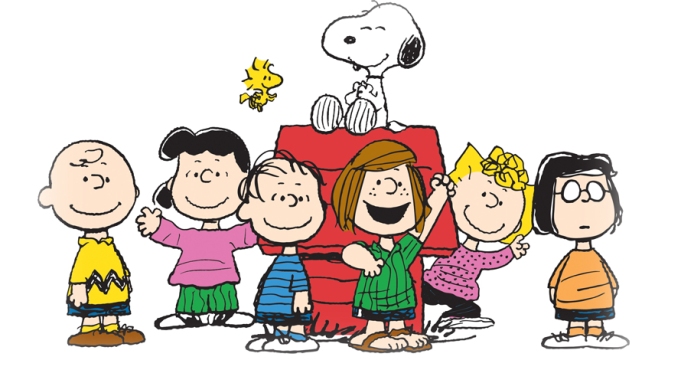 peanuts characters and Snoopy